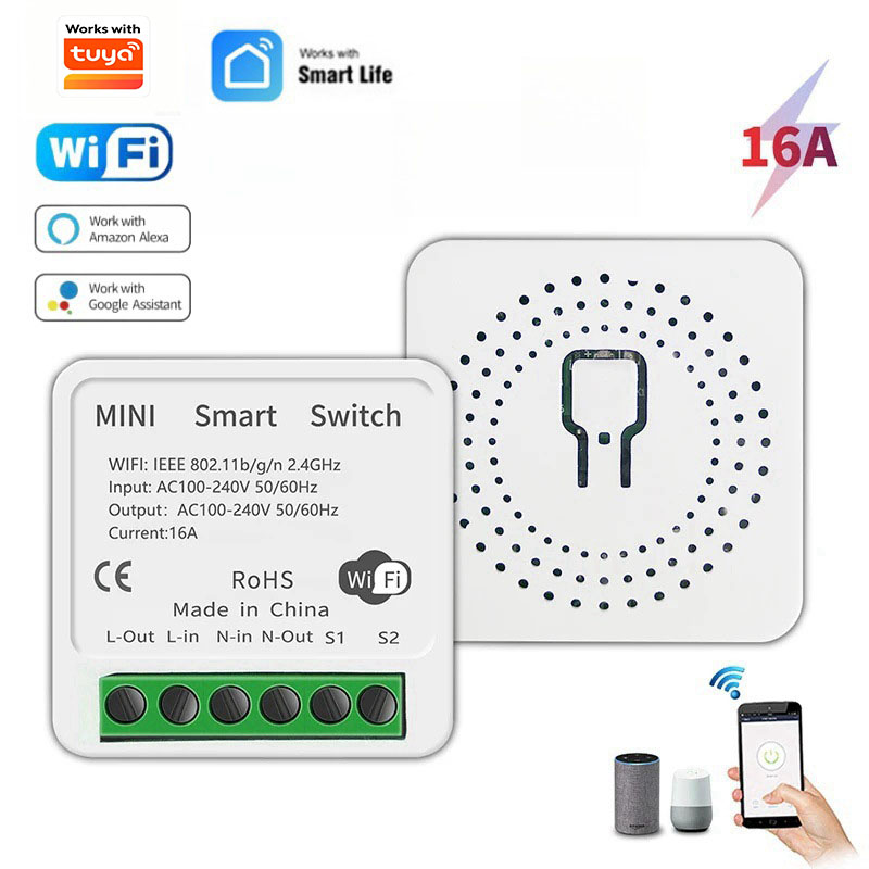 Smart Home Automation Diy - 16A İki Yönlü Kontrol DIY WiFi