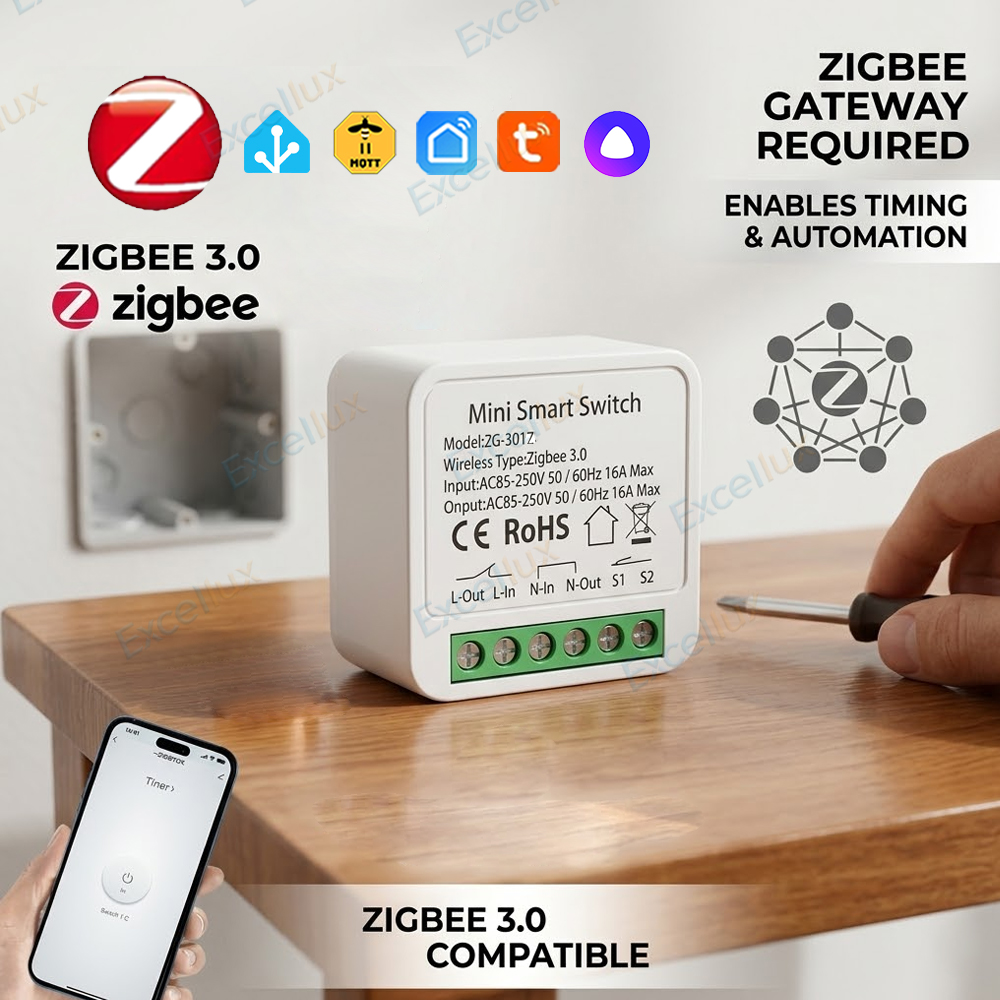 Diy Home Automation Controller - 16A Zigbee 3.0 Mini Akıllı DIY