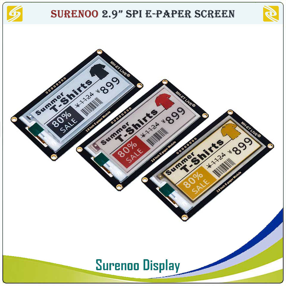 Display Epaper 2.9 - 2.9 