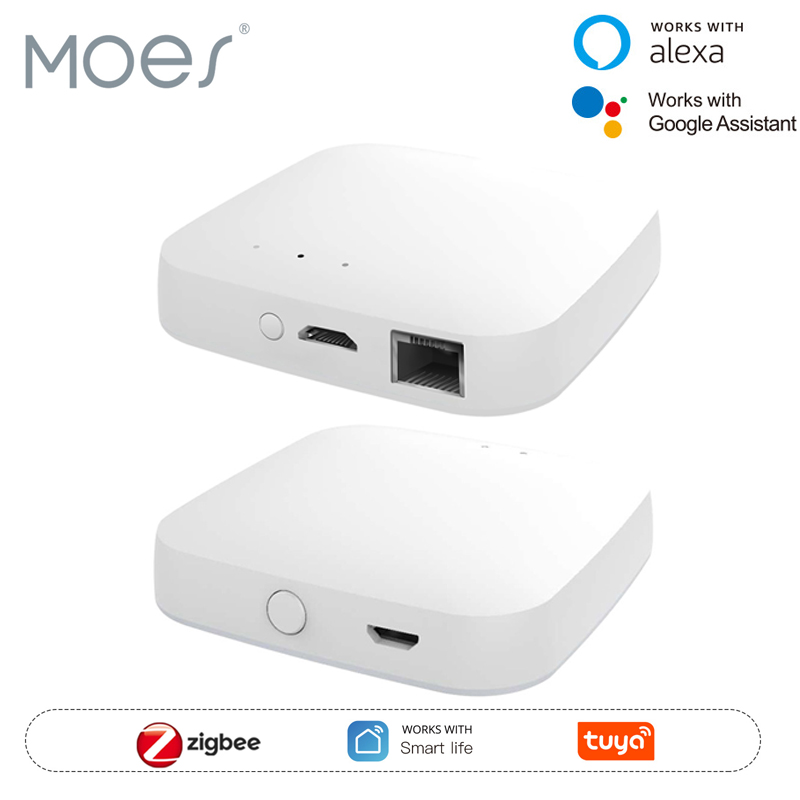 Matter Hub Thread - MOES Tuya ZigBee3.0 Akıllı Hub, Kablosuz/Kablolu