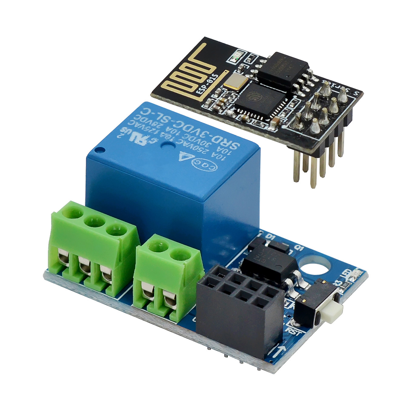 Keys Diy Home Automation Kit With Esp32 - ESP-01S WiFi Röle Modülü 5V 10A