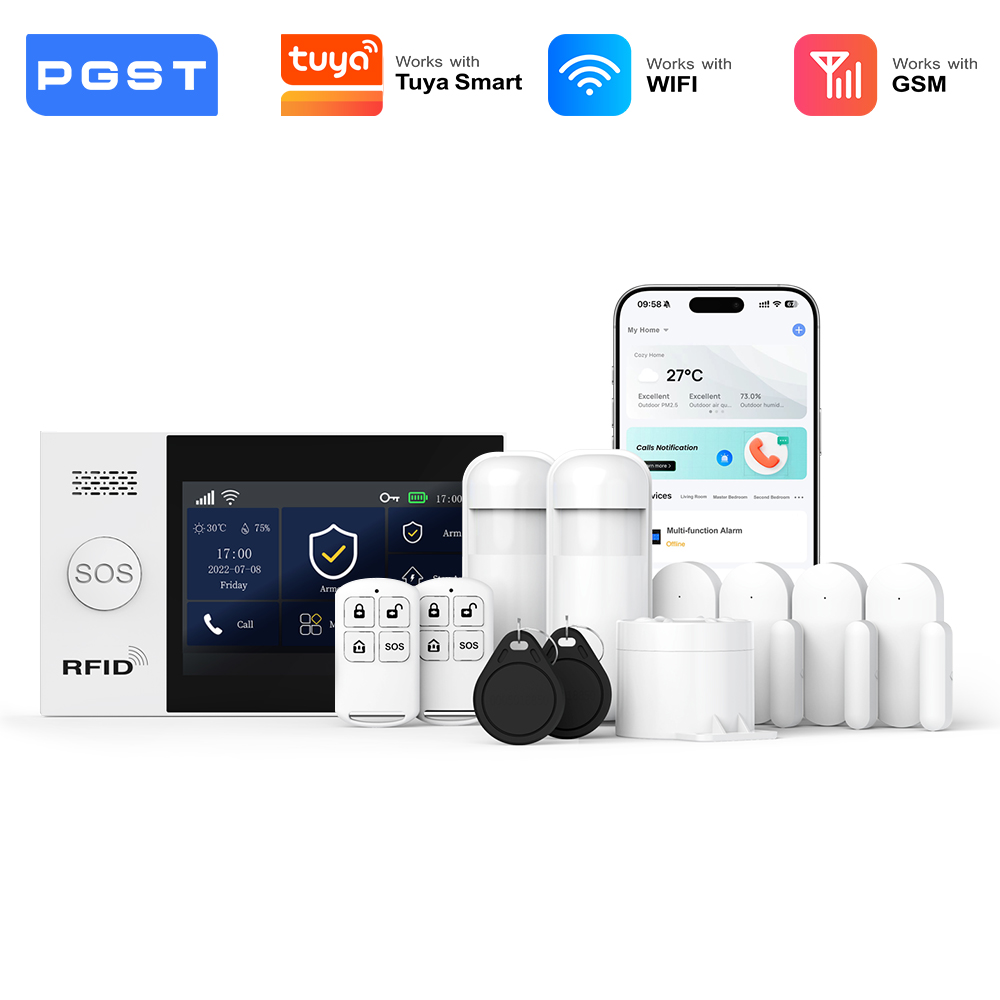Smart Home Automation Diy - PGST 2G GSM WiFi Alarm Sistemi