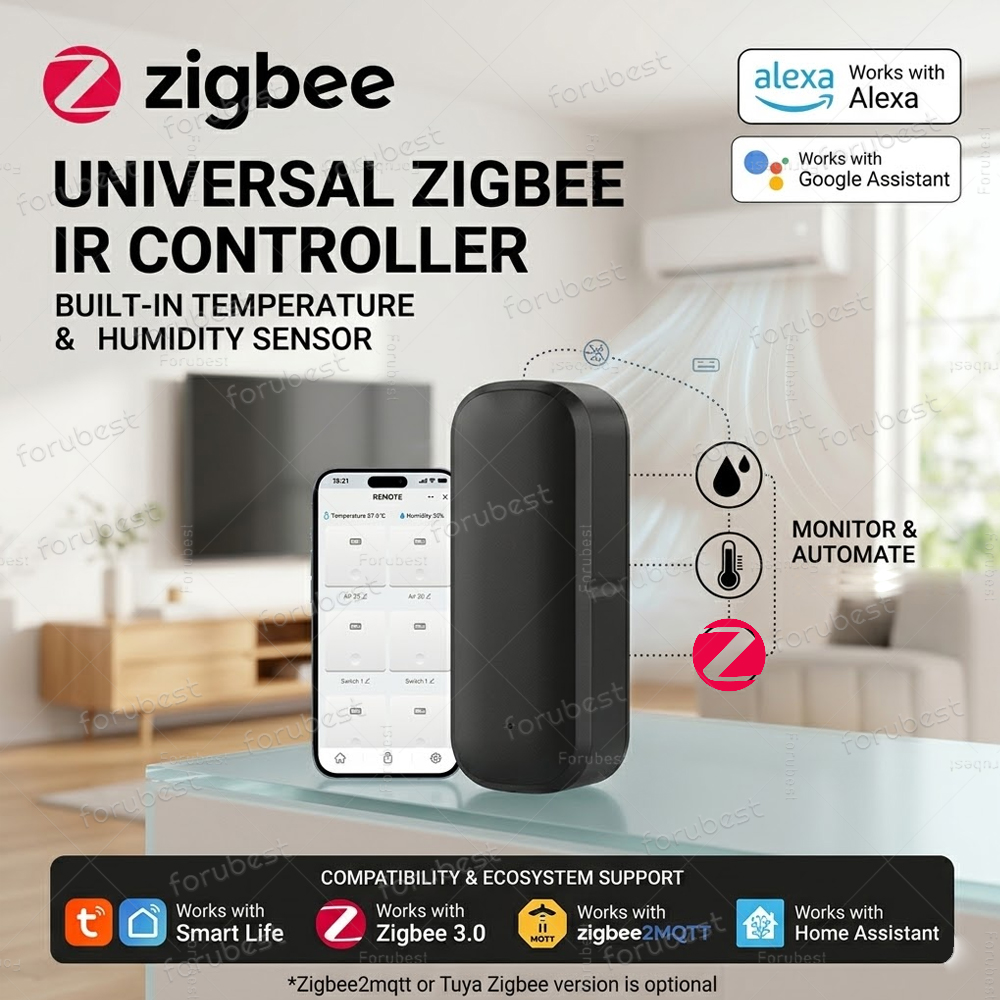 Ir Blaster Universal - Akıllı Zigbee IR Uzaktan Kumanda, Sıcaklık