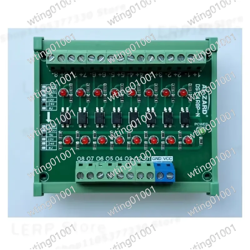 Level Shifter 3.3V - 8 Kanallı Optocoupler İzolasyon Kartı NPN