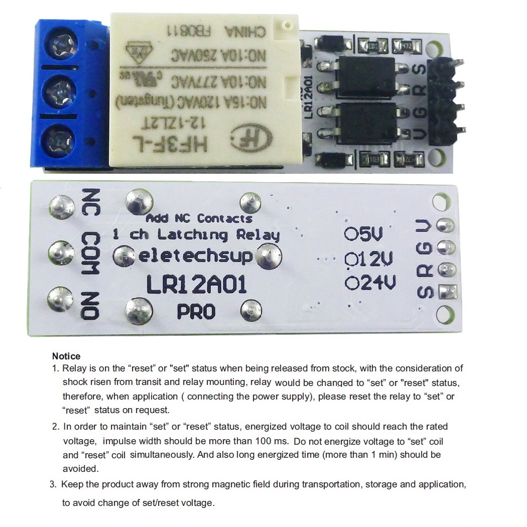 Shelly Relay Module - ESP32 Uyumlu 5V 12V 24V Manyetik
