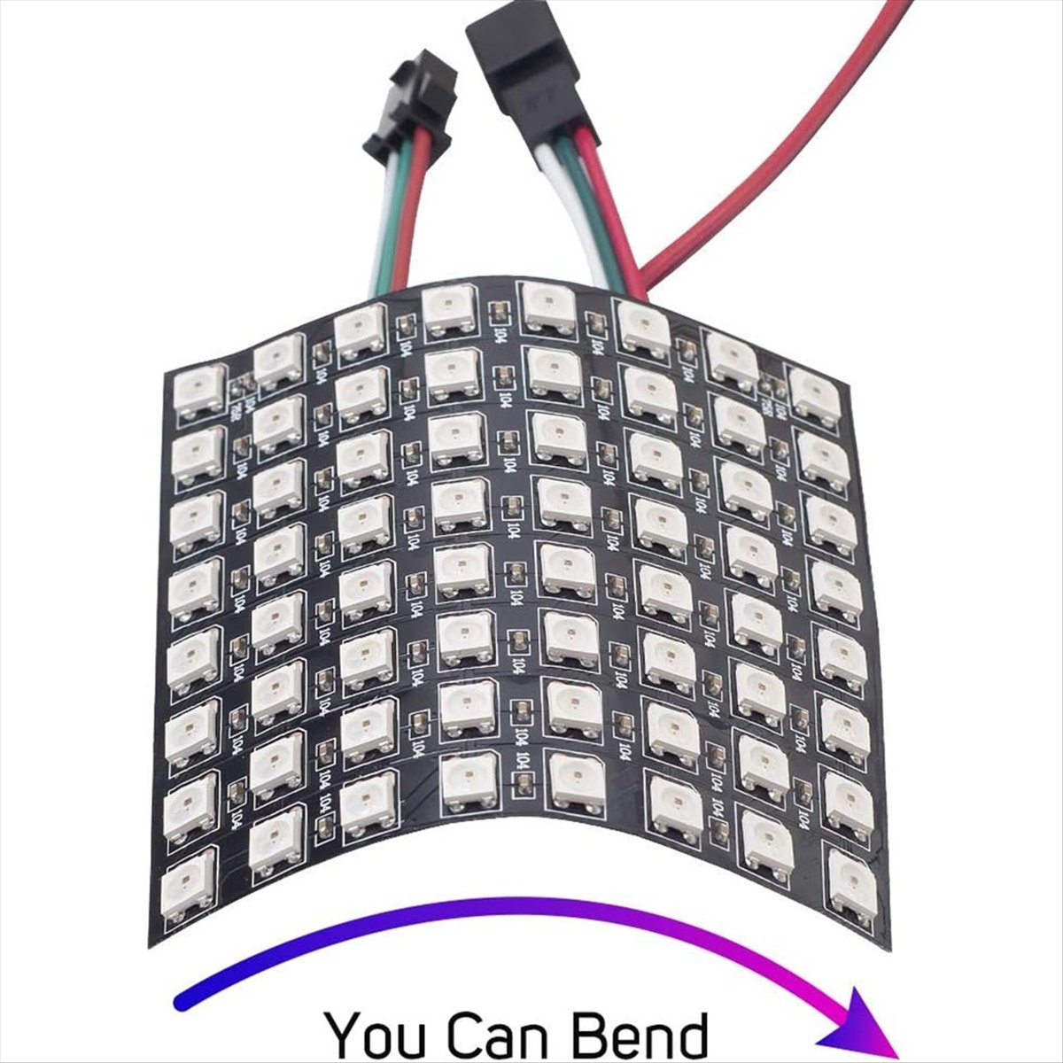 Rgb Led Matrix 8X8 - A36R WS2812B Nokta Matris Ekran RGB