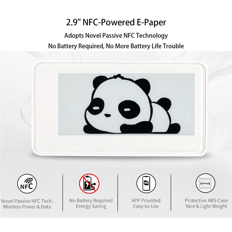 Display Epaper 2.9 - Waveshare 2.9 Inç Kablosuz NFC Destekli