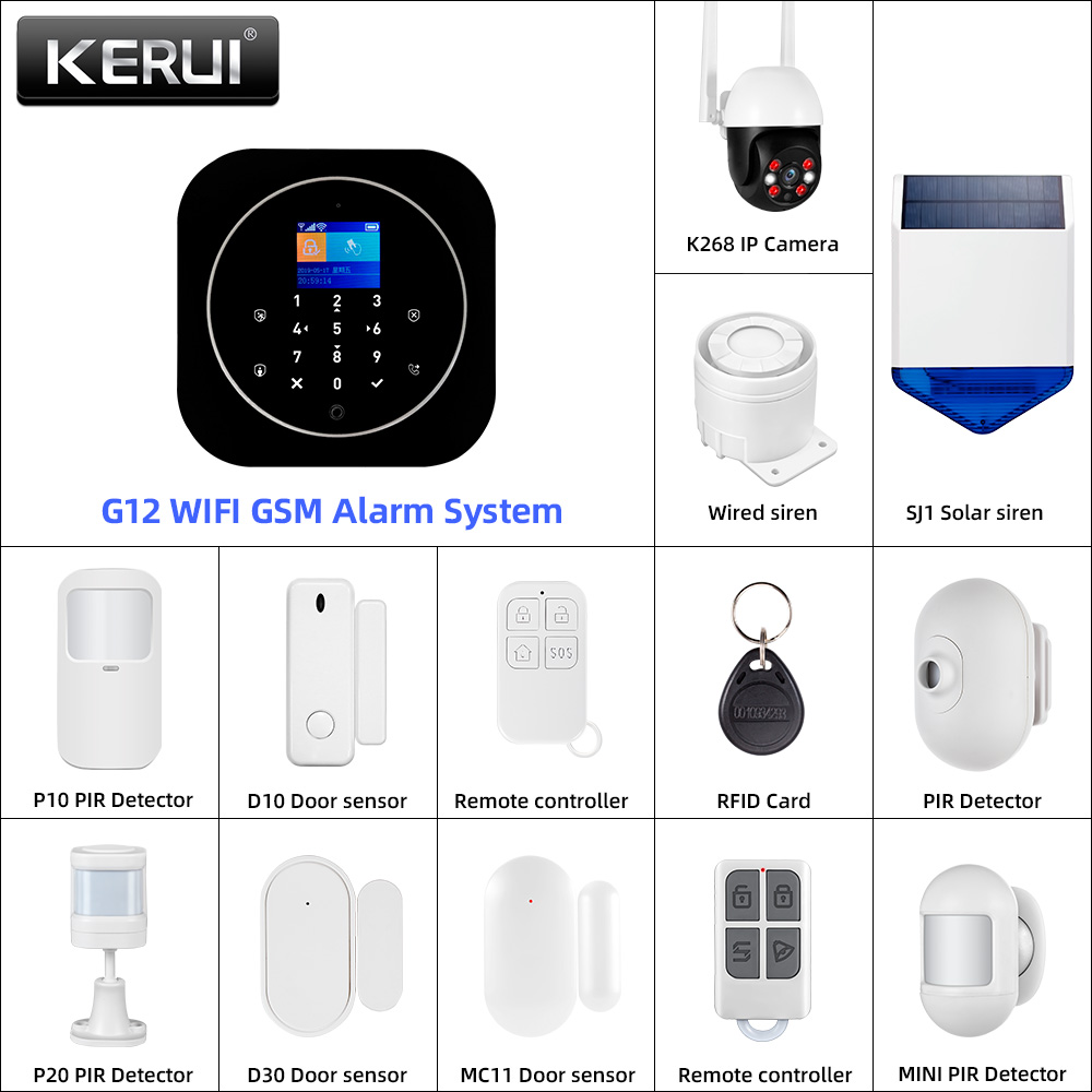 KERUI G12 2G Wifi Kablosuz Ev  - Home Automation System Diy incelemesi ve fiyatı