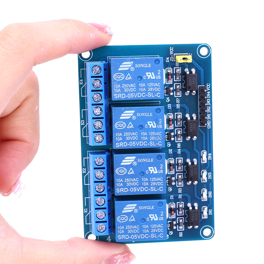 5V 12V 4 Kanallı Röle Kartı, O - Home Automation Arduino incelemesi ve fiyatı