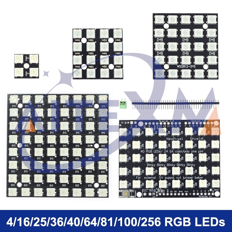WS2812 Modülü 5050 RGB 4x4 8x8 - Rgb Led Matrix 8X8 incelemesi ve fiyatı