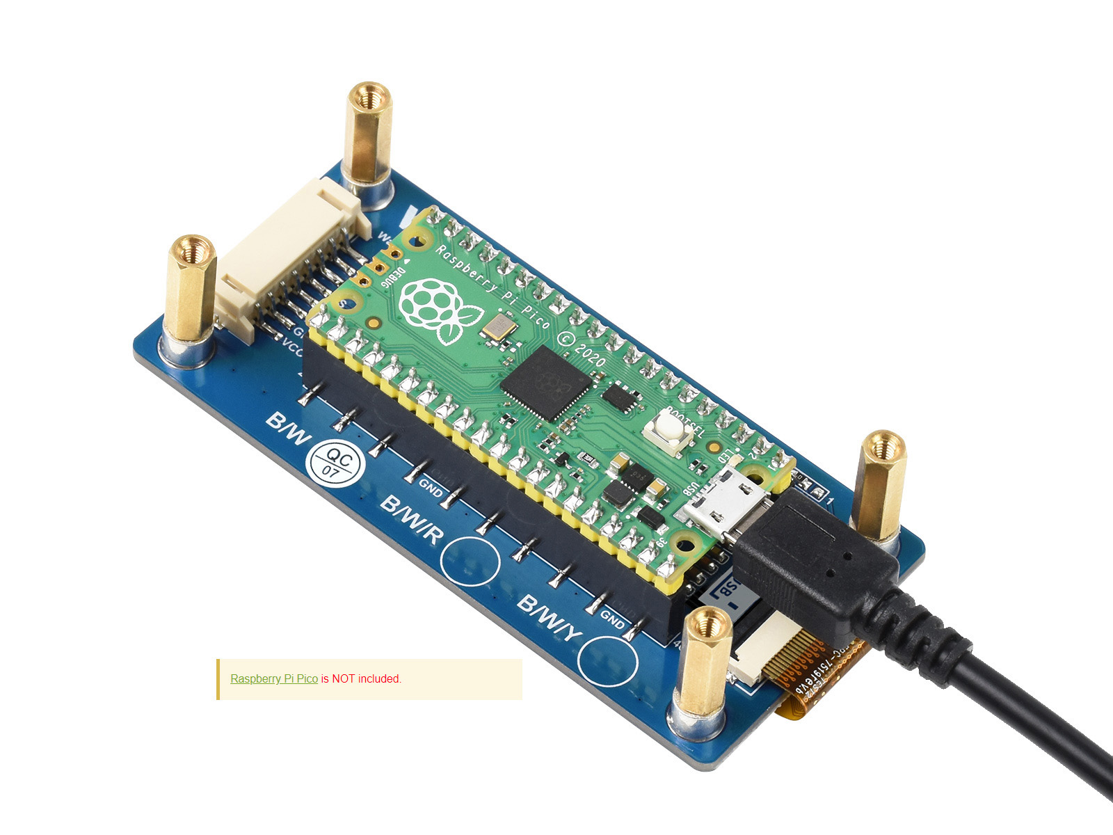 Waveshare Pico-ePaper-2.9, Ras - Display Epaper 2.9 incelemesi ve fiyatı