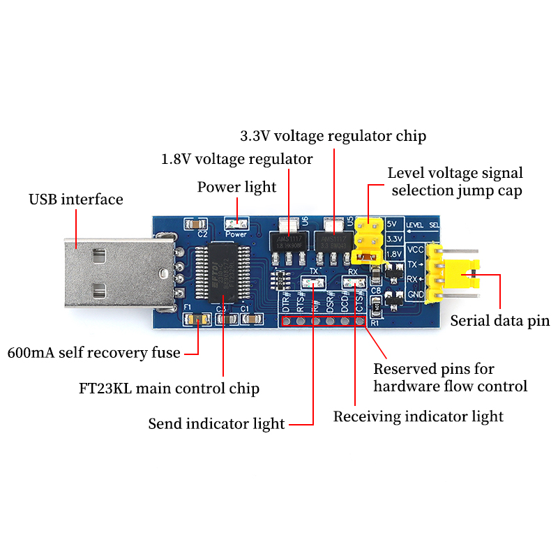 1/5/10 adet FT232RL USB TTL dö - Level Shifter 3.3V incelemesi ve fiyatı