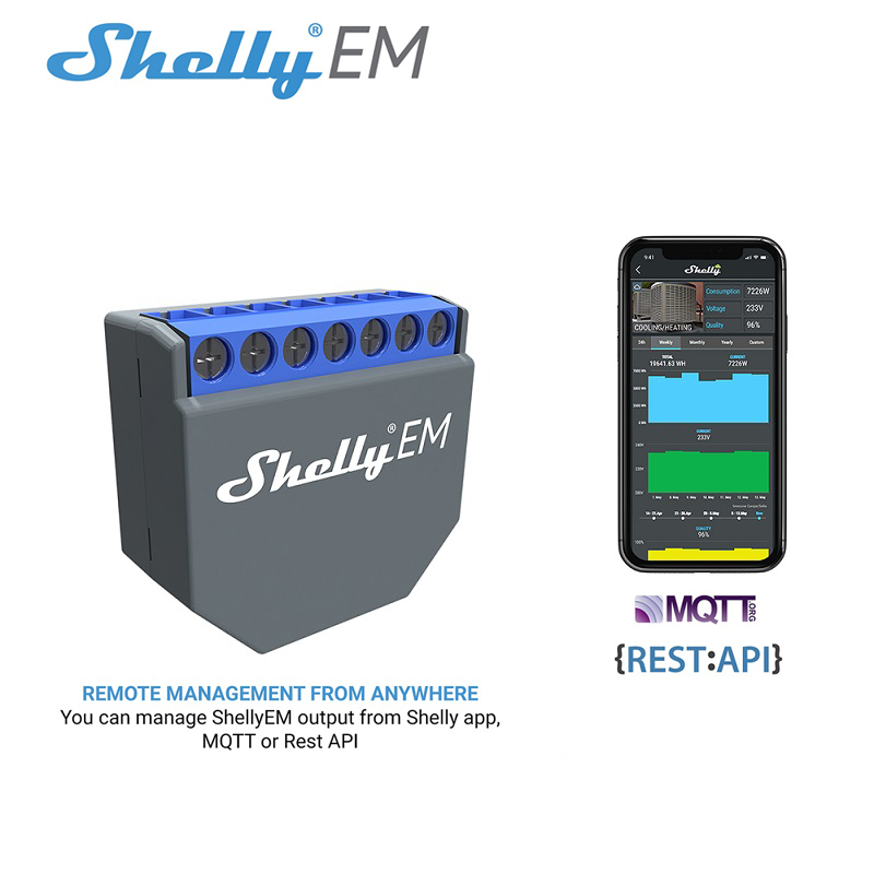 SHELLY EM Wifi Akıllı Yaşam Ko - Shelly Relay Module incelemesi ve fiyatı