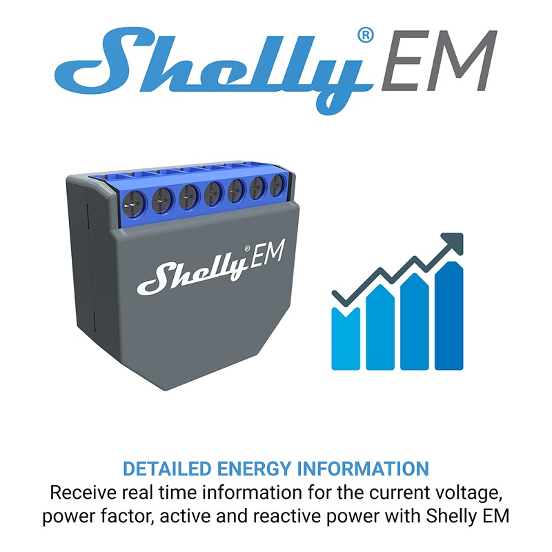 SHELLY EM Wifi Akıllı Yaşam Ko - Shelly Relay Module incelemesi ve fiyatı