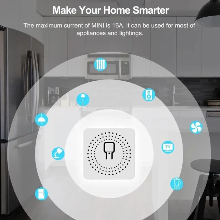 RF433MHz 16A Mini Akıllı Röle  - Diy Home Automation System incelemesi ve fiyatı