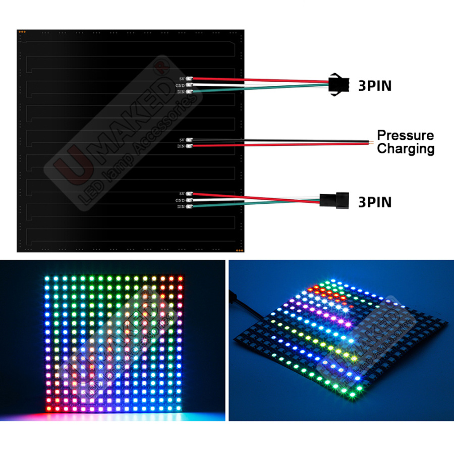 2 adet WS2812B Bireysel Adresl - Rgb Led Matrix 8X8 incelemesi ve fiyatı