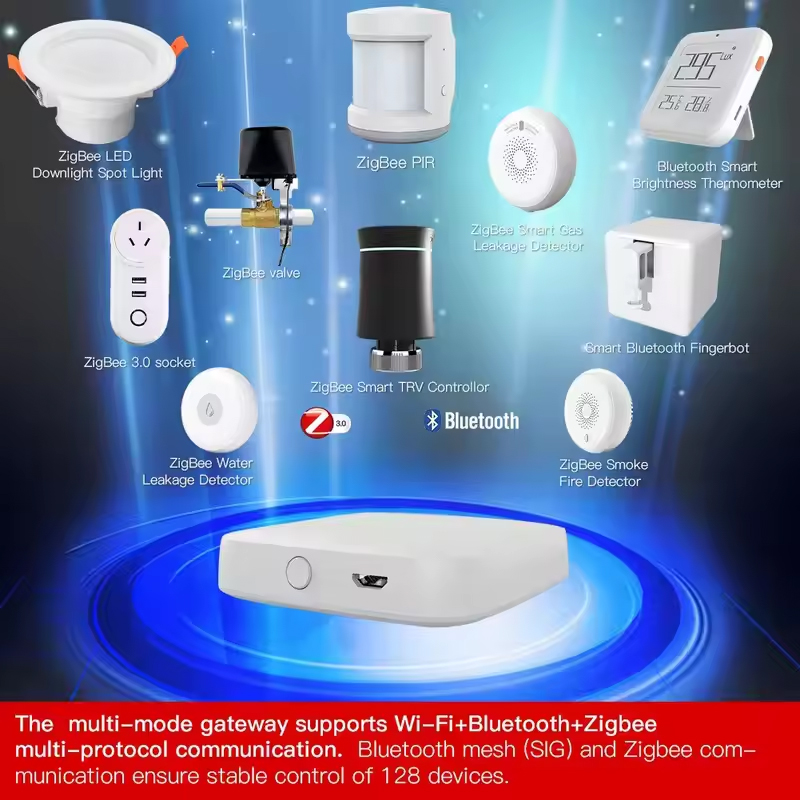 MOES Tuya ZigBee3.0 Akıllı Hub - Matter Hub Thread incelemesi ve fiyatı