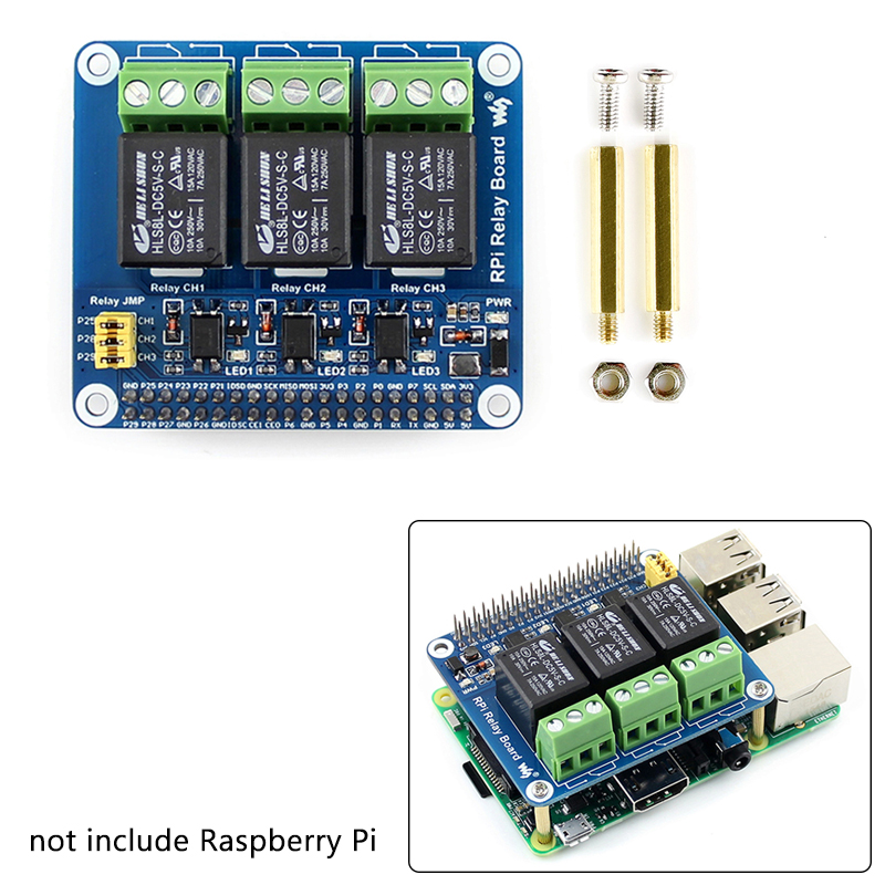 Ahududu Pi için 3 kanal röle g - Home Automation Raspberry Pi incelemesi ve fiyatı