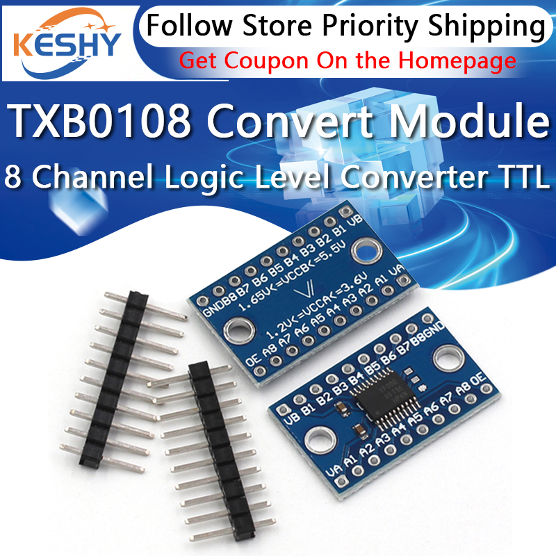 3.3 V 5 V TXS0108E 8 Kanal Loj - Level Shifter 3.3V incelemesi ve fiyatı