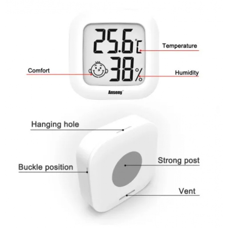 LCD Dijital Termometre Higrome - Home Automation Industry incelemesi ve fiyatı