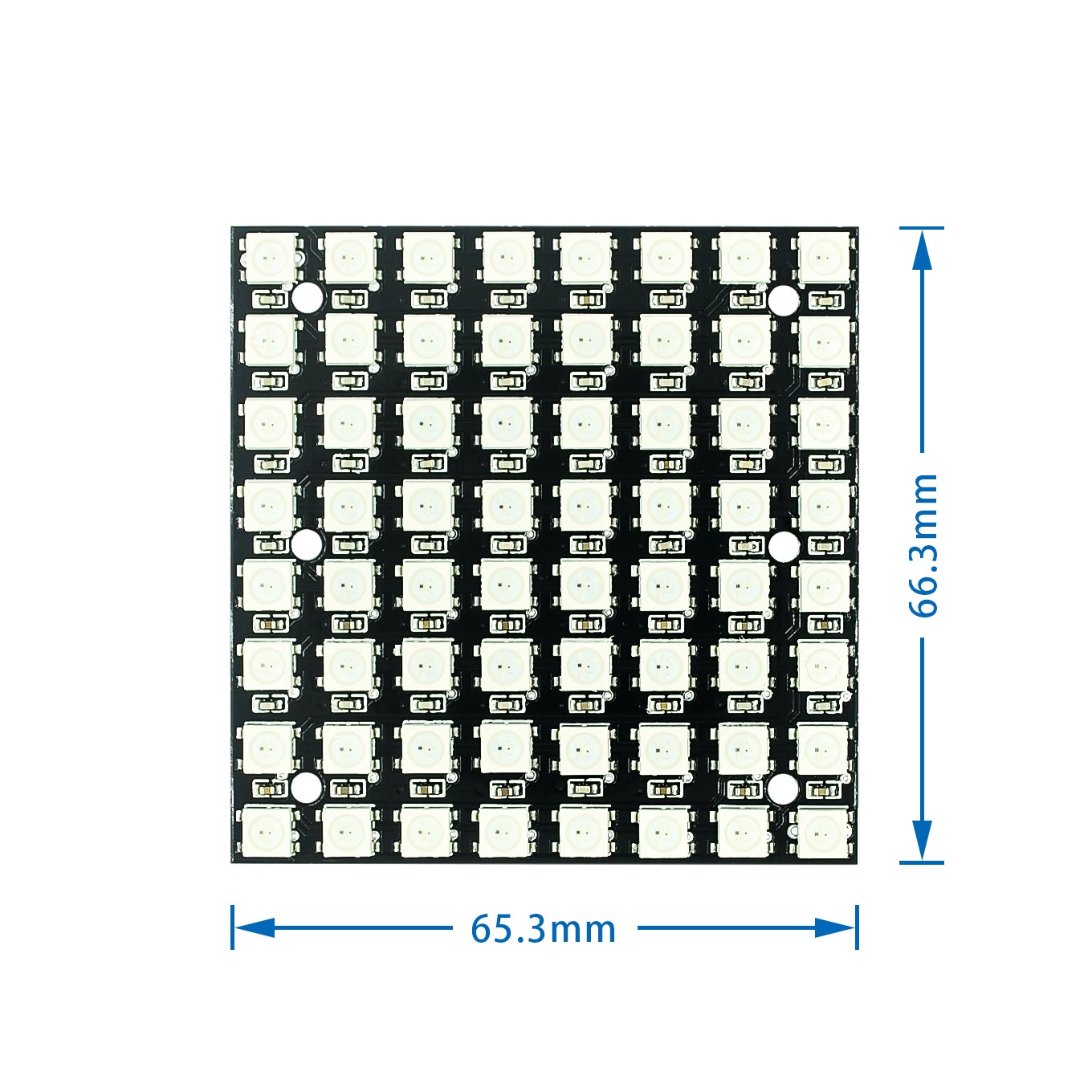 WS2812 LED 5050 RGB 8x8 64 LED - Rgb Led Matrix 8X8 incelemesi ve fiyatı