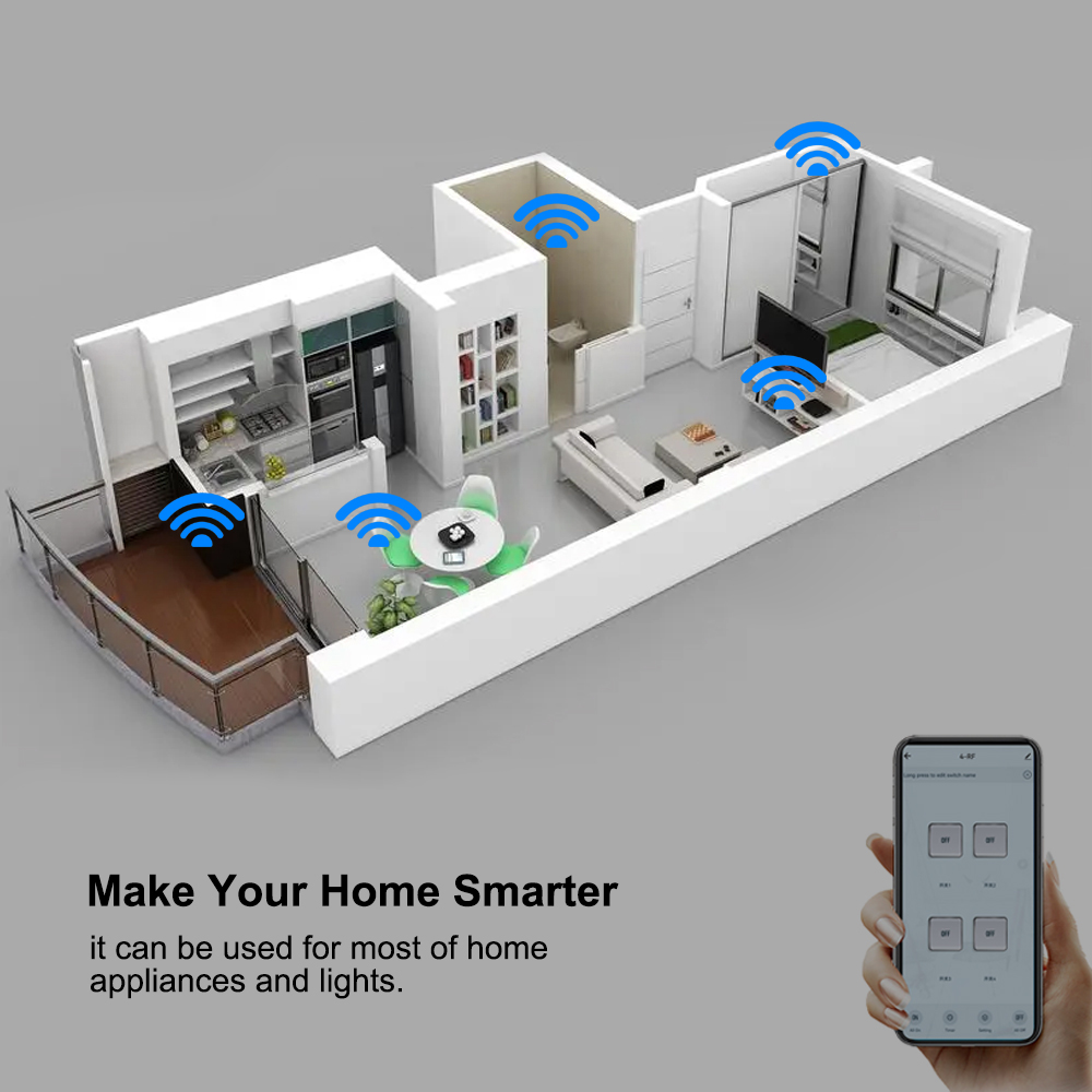 4 Kanallı Wifi / Zigbee Akıllı - Smart Home Automation Diy incelemesi ve fiyatı