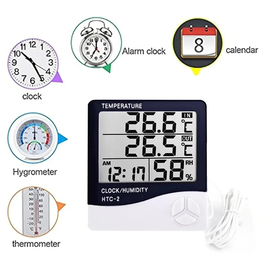 Kapalı LCD Dijital Termometre  - Home Automation Industry incelemesi ve fiyatı