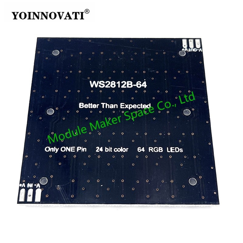 WS2812 LED 5050 RGB 8x8 LED Ma - Rgb Led Matrix 8X8 incelemesi ve fiyatı