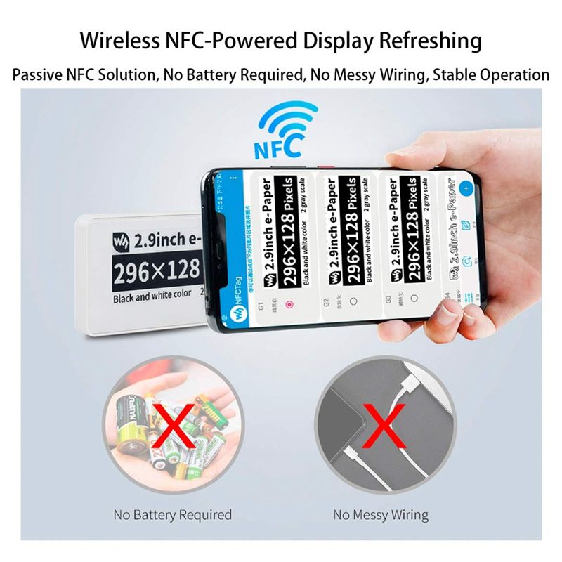 A49T 2.9 İnç Kablosuz NFC Dest - Display Epaper 2.9 incelemesi ve fiyatı