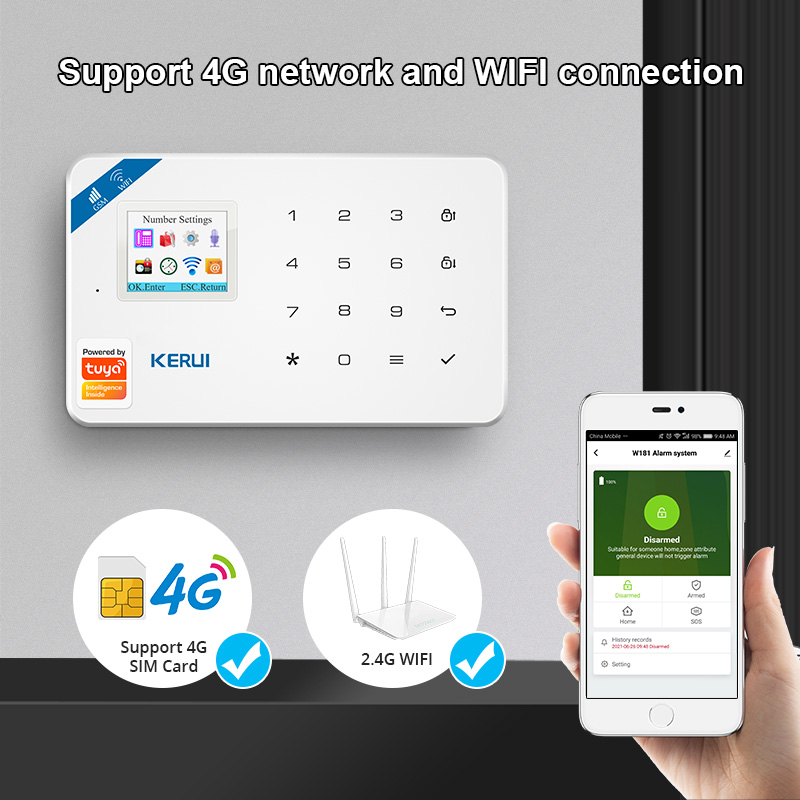 KERUI Güvenlik Alarm Sistemi K - Smart Home Automation Diy incelemesi ve fiyatı