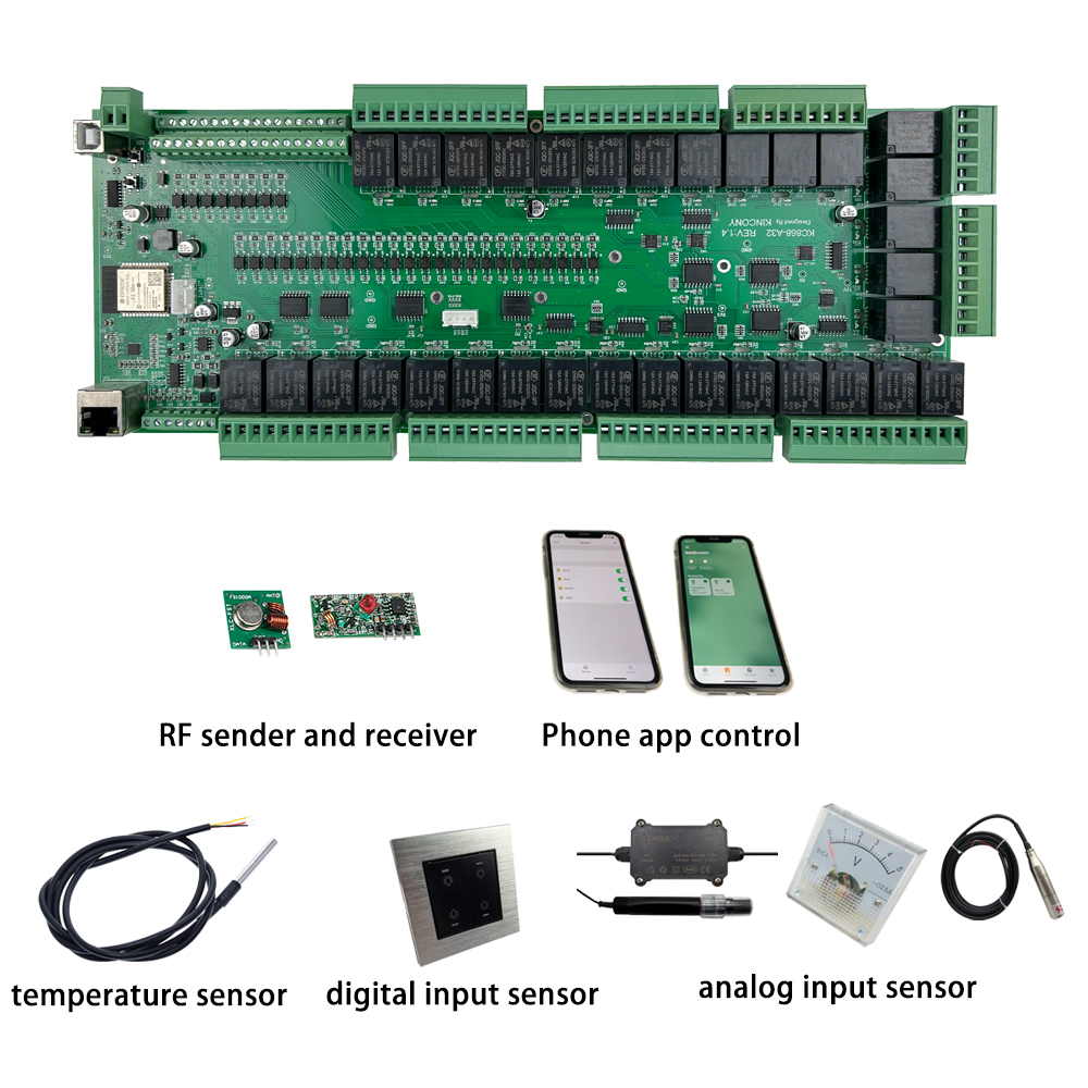 KC868-A32 ESP32 Wifi RS232 USB - Home Automation Arduino incelemesi ve fiyatı