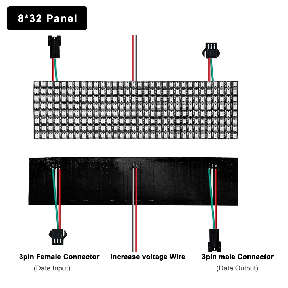 DC5V WS2812B 5050 RGB SMD Esne - Rgb Led Matrix 8X8 incelemesi ve fiyatı